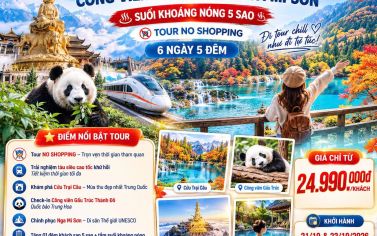 TRÙNG KHÁNH – QUÝ CHÂU MAO ĐÀI – XÍCH THỦY– CÔNG VIÊN GẤU TRÚC (5 ngày 5 đêm)